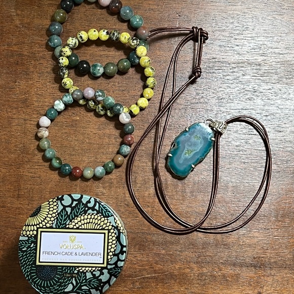 Pima cotton top sz M Issac Mizrahi 3/4 sleeves green pear - Picture 5 of 8